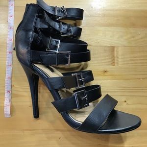 Strappy leather Heels